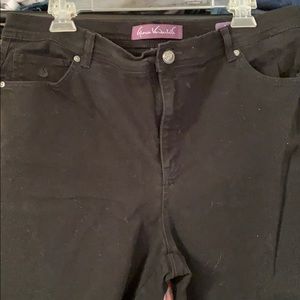 Black women’s stretch jeans